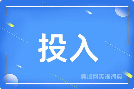 投入