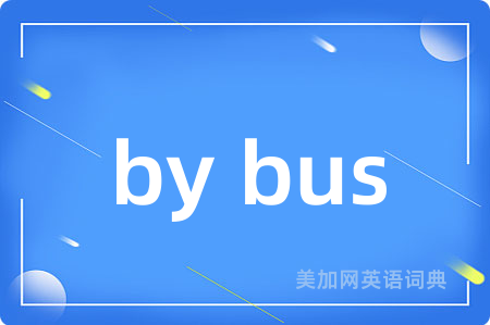by bus