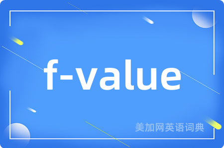 f-value
