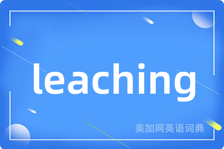 leaching