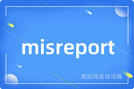 misreport