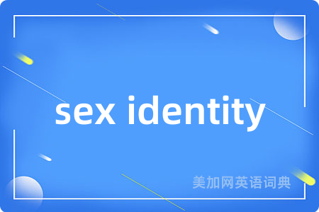 sex identity